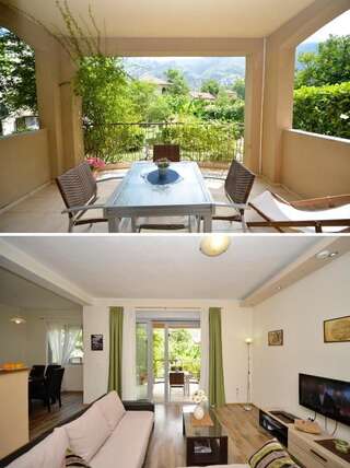 Апартаменты Apartment Filuro Котор Апартаменты с балконом и видом на сад-12